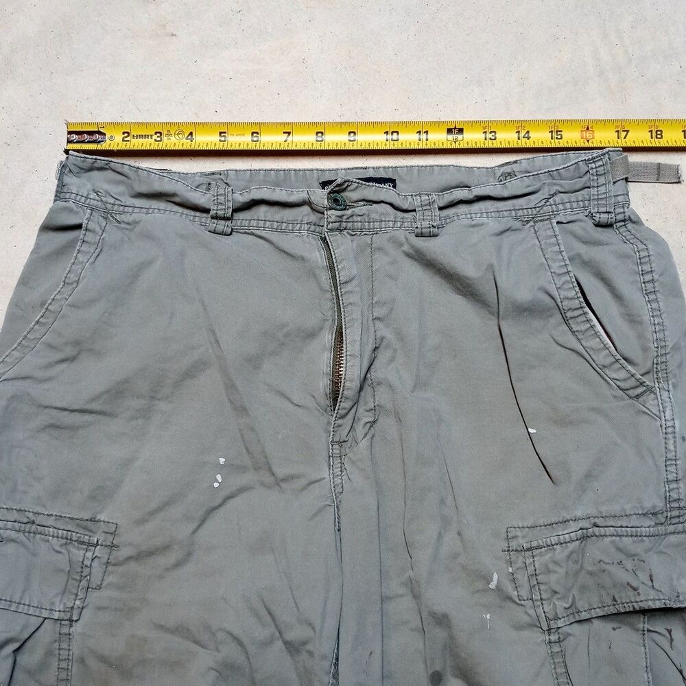 Vintage Polo Ralph Lauren Military Surplus Distressed Cargo Shorts Size 34 - Picture 9 of 11
